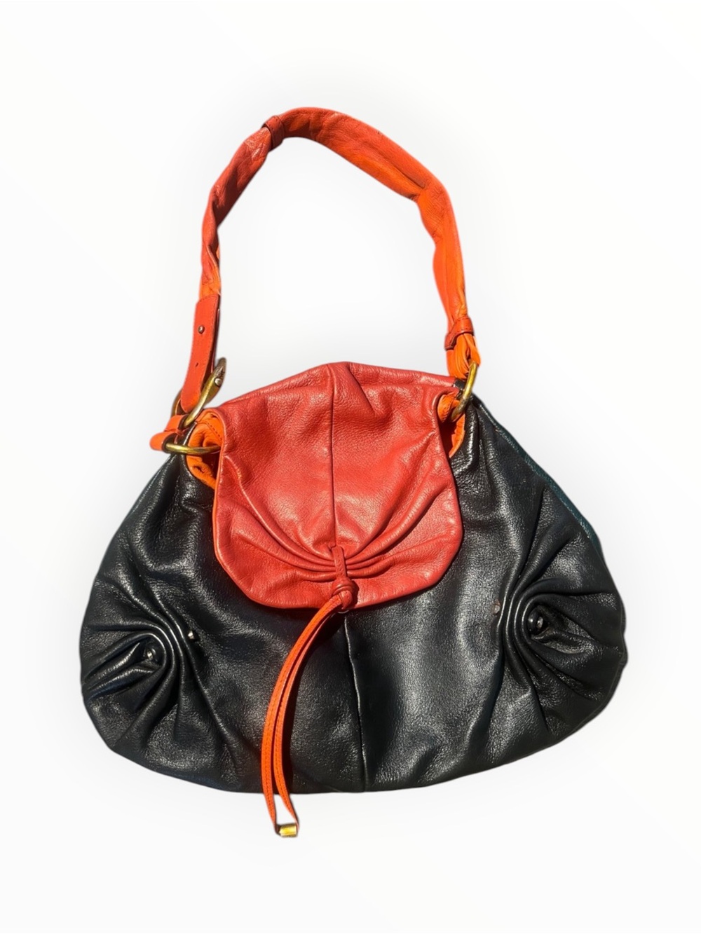 Vintage YSL Yves Saint Laurent Mamounia Leather Shoulder Bag
